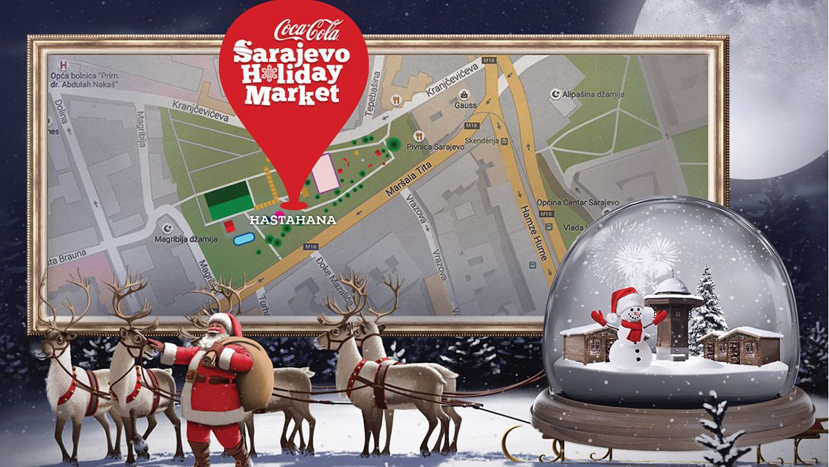 Coca – Cola Sarajevo Holiday Market otvoren u Parku Hastahana