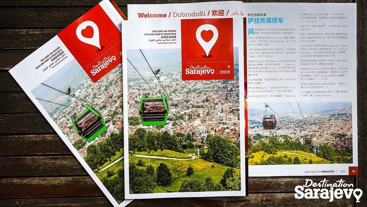 Vodič Destination Sarajevo i na kineskom jeziku