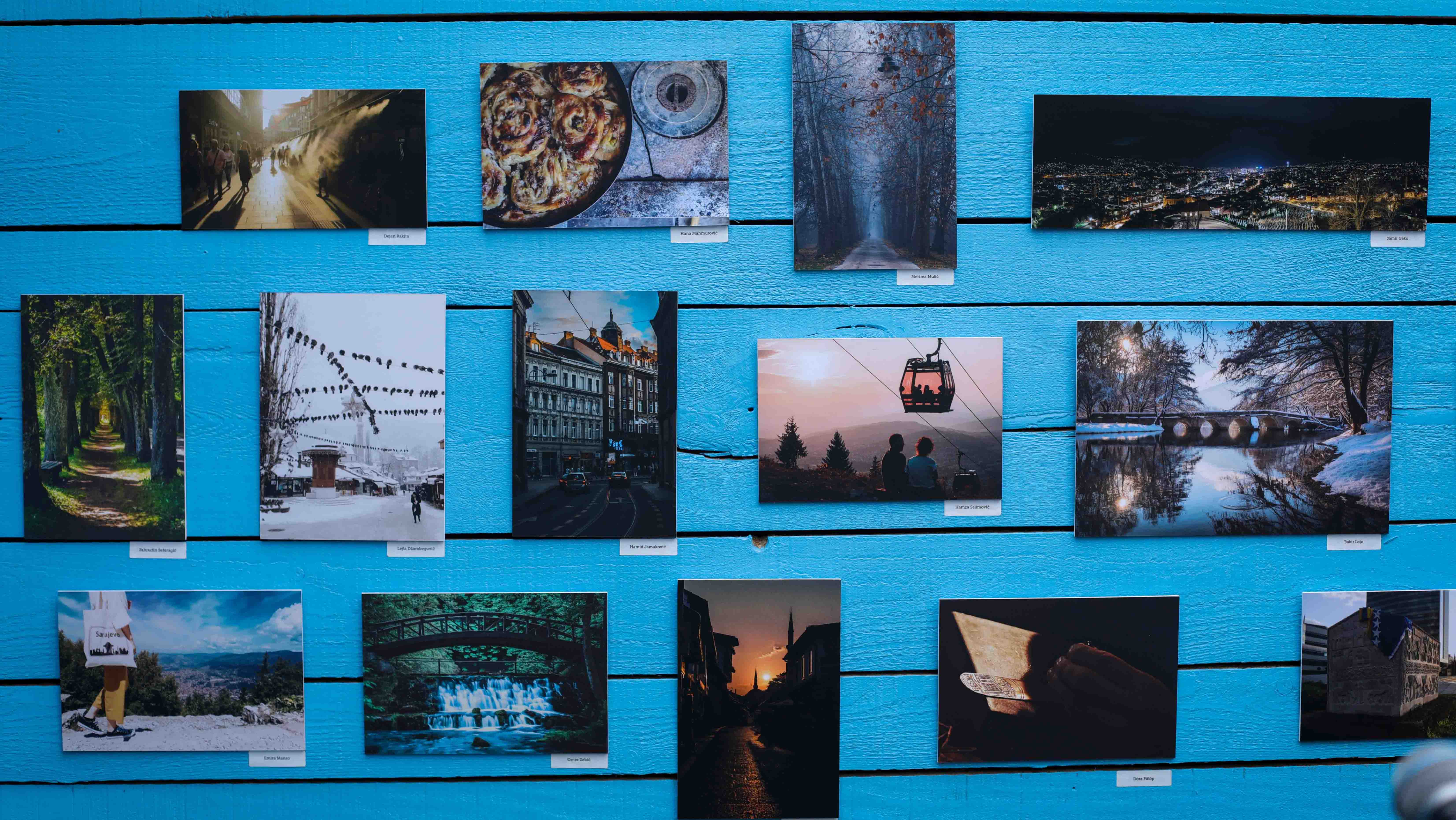 The “My Sarajevo” exhibit is now open in Hastahana Park