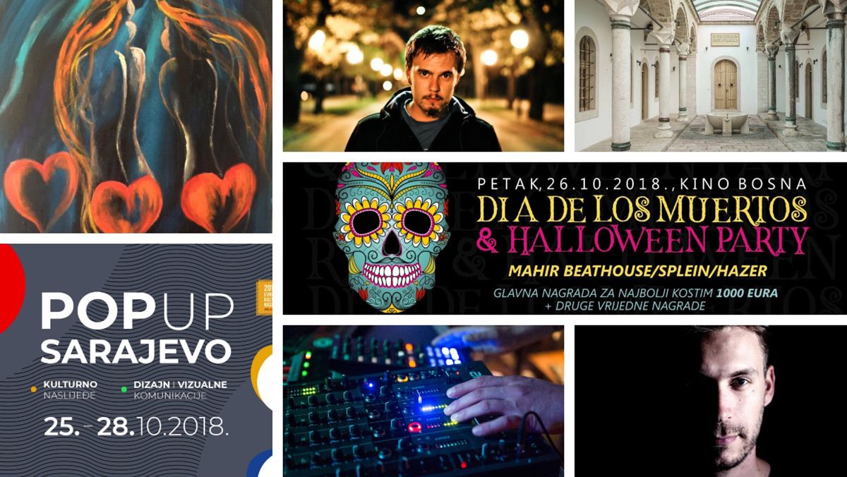 Top eventi u Sarajevu od 25. do 31. oktobra